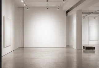 艺术画廊背景示意图